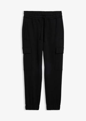Spodnie sportowe z kieszeniami cargo, loose fit