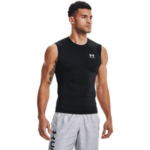 UNDER ARMOUR koszulka na siłowinię męska UA HG Comp SS czarna (L)