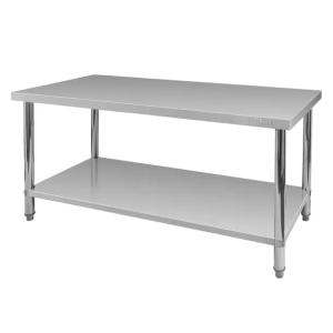 STÓŁ GASTRONOMICZNY Roboczy z PÓŁKĄ 160x60cm Centralny ze Stali Nierdzewnej
