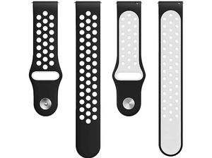 Pasek BELINE Sport Silicone szerokość 22mm Czarno-biały