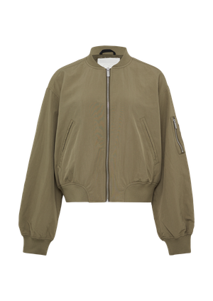 Bluza ze stójką i prążkowanymi mankietami