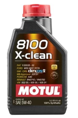 Motul 8100 X-Clean C3 5W40 1L