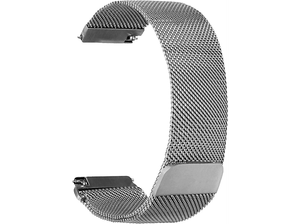 Bransoleta do smartwatcha TOPP Mesh Gear S3/Galaxy Watch 46 mm/Watch GT 22 mm Srebrny 40-37-1905