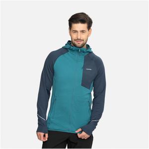 VIKING Bluza męska Birger rozpinana z kapturem niebiesko granatowa (M)