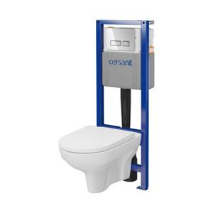 Zestaw podtynkowy z miską WC B972 SYSTEM 40 MECH MZ311 deska DUR przycisk chrom połysk Cersanit