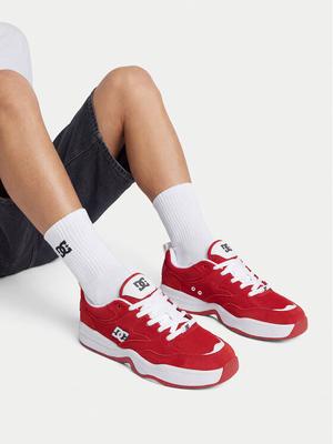 DC Shoes Sneakersy EO-DC ASCEND LE DC01861609 Czerwony jasny