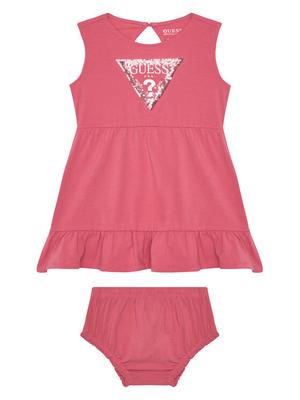 Guess Sukienka codzienna A5GK06 K6YW4 Pomarańczowy Regular Fit