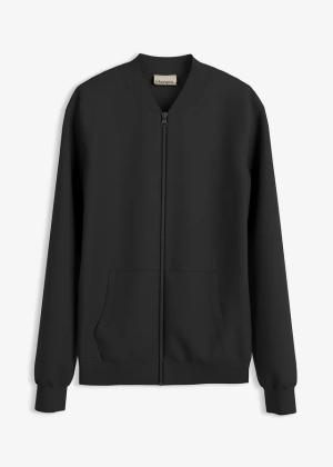 Bluza rozpinana z materiału scuba