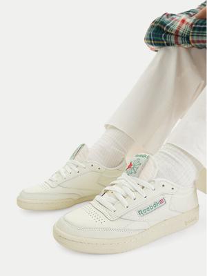 Reebok Sneakersy EO-CLUB C 85 VINTAGE 100007797 Écru