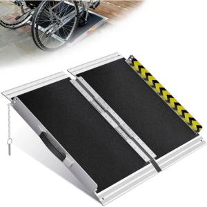 Rampa podjazdowa składana 61 cm do wózka inwalidzkiego antypoślizgowa 363kg