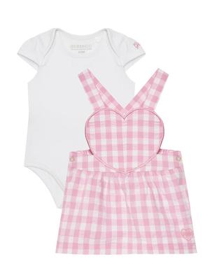 Guess Sukienka codzienna S5GG10 K6YW4 Biały Regular Fit