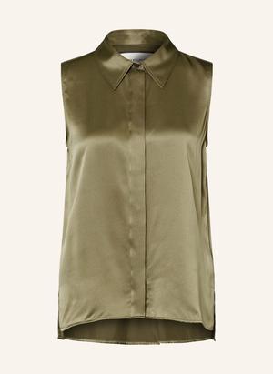 Reiss Top Koszulowy Amelia Z Jedwabiu gruen