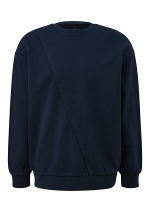 Bluza z asymetrycznym szwem dzielącym