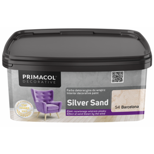 Farba dekoracyjna Silver Sand Barcelona S4 1 l Primacol Decorative