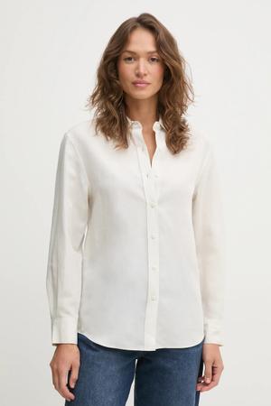 Calvin Klein koszula z domieszką lnu
