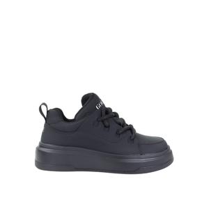 Damskie skórzane czarne sneakersy SS2N4014