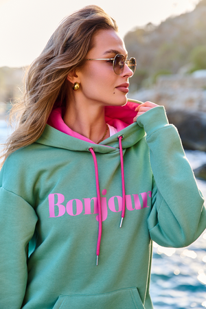Bluza z kapturem Bonjour Chérie