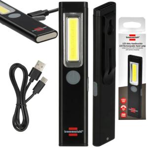AKUMULATOROWA LATARKA LED MOCNA LAMPA WARSZTATOWA Z MAGNESEM 200LM USB-C