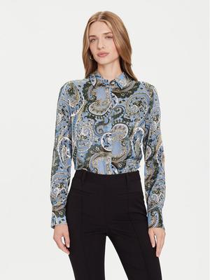 Guess Koszula W5BH78 W2770 Niebieski jasny Regular Fit