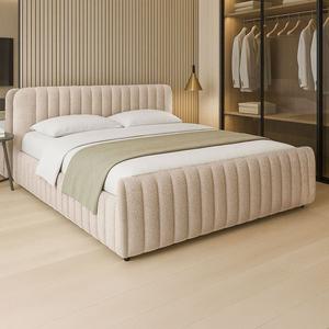 Łóżko tapicerowane SF1078 | 180x200 | Boucle | Beż #4