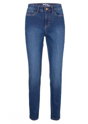 Dżinsy o kroju skinny, mid waist, ze stretchem