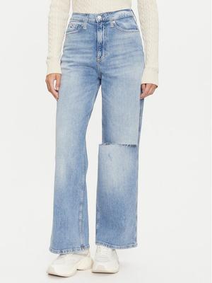 Tommy Jeans Jeansy Claire DW0DW19608 Niebieski Wide Leg