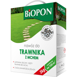 Nawóz do trawnika z mchem 3 kg Bopon