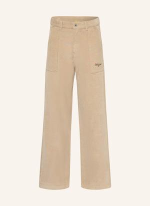 Off-White Spodnie Sztruksowe beige