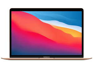 Laptop APPLE MacBook Air 13 M1/8GB/256GB SSD/INT/macOS Złoty MGND3ZE/A z 36 miesięczną gwarancją (realizowane Bonem Nauczyciela)
