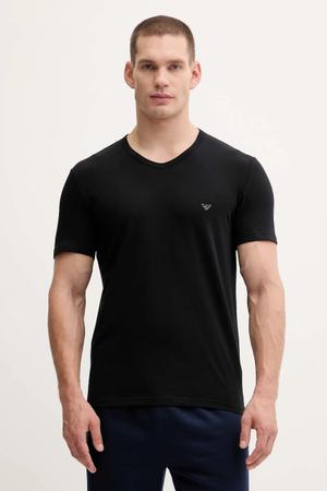 Emporio Armani Underwear T-shirt basic męski bawełniany z elastanem 2-pack