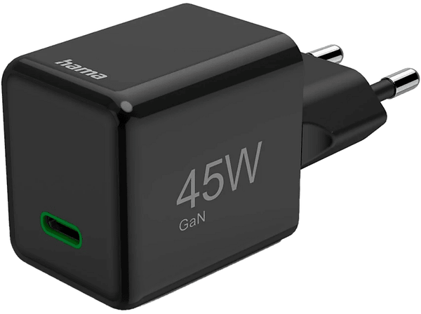 Ładowarka sieciowa HAMA Super Mini Power Delivery Quickcharge USB-C 45W Czarny