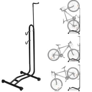 Stojak Uchwyt na Rower Serwisowy Rowerowy 3w1 Czarny Stabilny Naprawy