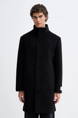 Calvin Klein płaszcz z dodatkiem wełny