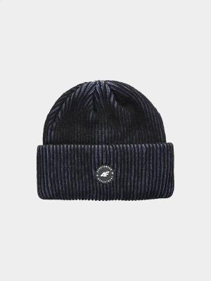 4F JUNIOR Czapka dziecięca M499 czarna (one size)