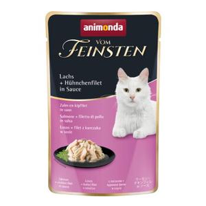 animonda Vom Feinsten mokra karma dla kota, Adult 18x50g z łososiem i filetem z kurczaka