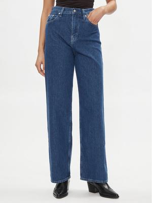 Calvin Klein Jeans Jeansy J20J223428 Granatowy Relaxed Fit