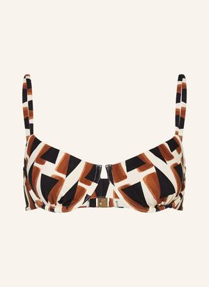 Seafolly Góra Od Bikini Z Fiszbinami Secret Garden schwarz