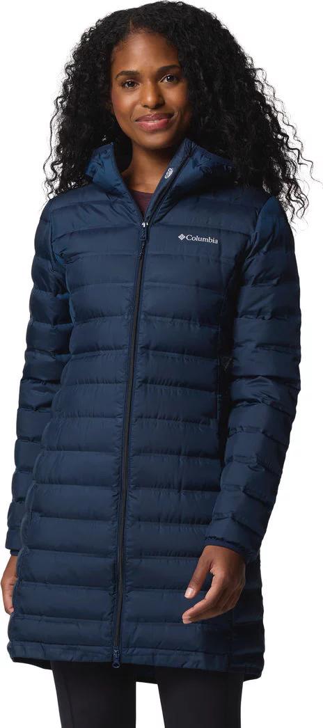 COLUMBIA kurtka puchowa damska długa Lake 22 II granatowy (S)