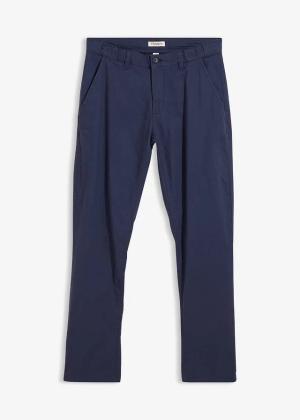 Spodnie chinosy z czystego lnu, regular fit