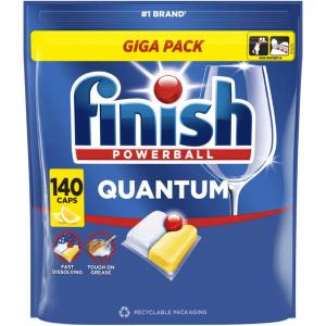 Kapsułki do zmywarki FINISH Tabs Quantum Lemon 140szt