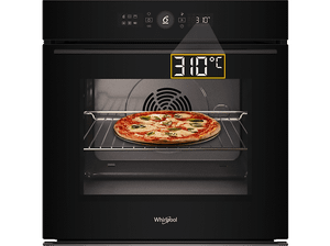 Piekarnik parowy WHIRLPOOL WOI5S8PM1SBA 73l Steam+ Pizza 310C Termoobieg Air Fry SoftClosing A+ Czarny