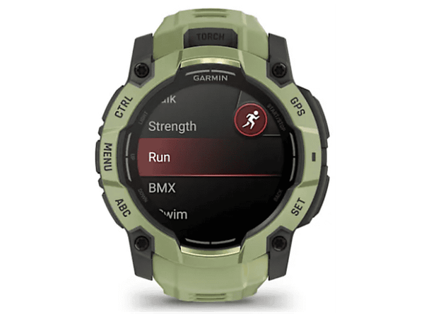 Smartwatch GARMIN Instinct 3 50mm AMOLED Zielono-czarny 010-03020-02