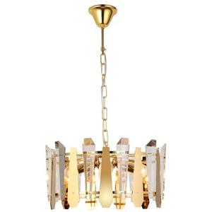 Lampa wisząca Rozalia 4 E14 złoty