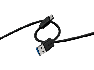 Kabel ISY IUC-1029 USB-A do USB-C 3.2 1,5 m Czarny