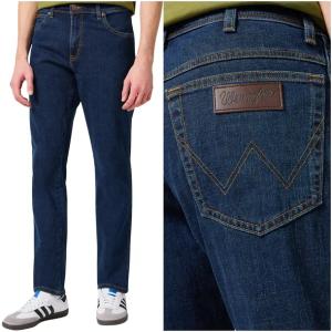 Wrangler Texas Slim Cross Game lekko dopasowane spodnie jeansowe W38 L34