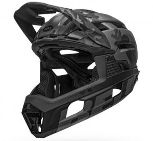 Kask full face BELL SUPER AIR R MIPS SPHERICAL matte gloss czarny camo (58-62)