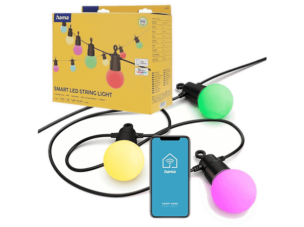 Girlanda LED HAMA WiFi RGB IP44 8m Wielokolorowy