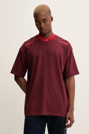HUGO t-shirt bawełniany Dydall_RB