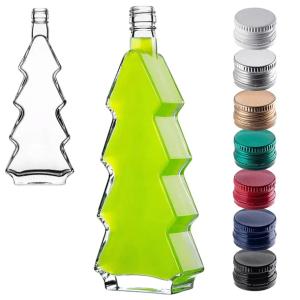 BUTELKA CHOINKA ŚWIĄTECZNA 500 ML 0,5 L SZKLANA NA NALEWKI LIKIER PREZENT