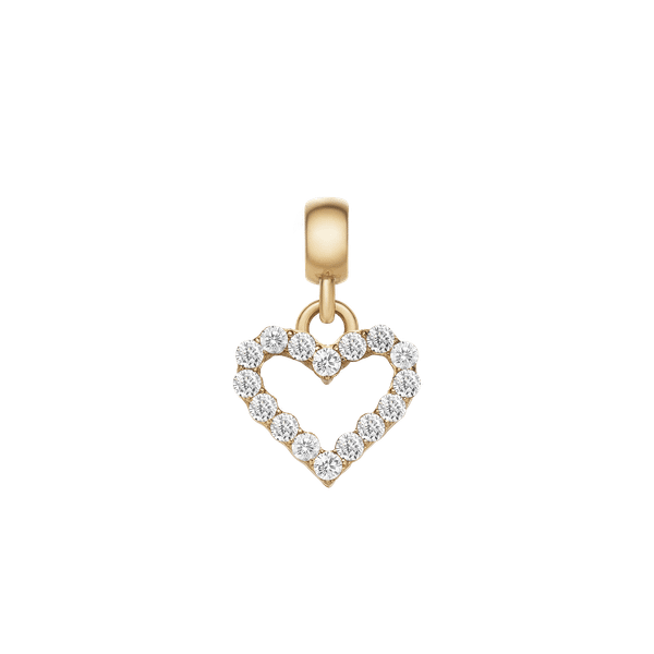 Daniel Wellington DW Charm Heart 13mm Gold